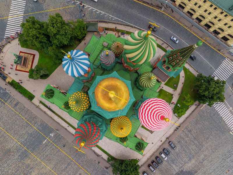 Красная площадь города Москвы